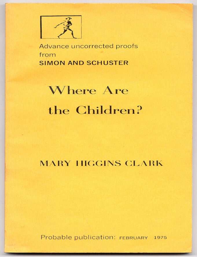 Item #393 Where Are the Children? Mary Higgins CLARK.