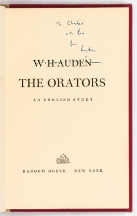 The Orators: An English Study