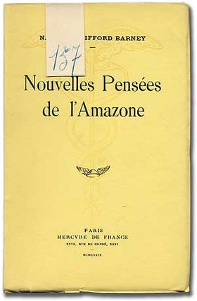 Item #100142 Nouvelles Pensées de l'Amazone. Natalie BARNEY