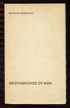 Item #100237 Brotherhood of Men. Richard EBERHART.