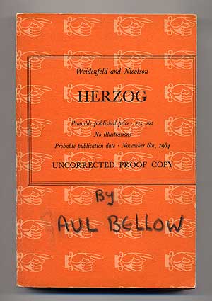 Item #100242 Herzog. Saul BELLOW