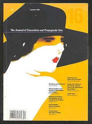 Item #101542 The Journal of Decorative and Propaganda Arts: Summer 1990