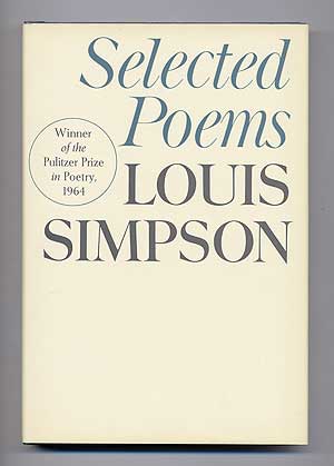 Item #102433 Selected Poems. Louis SIMPSON