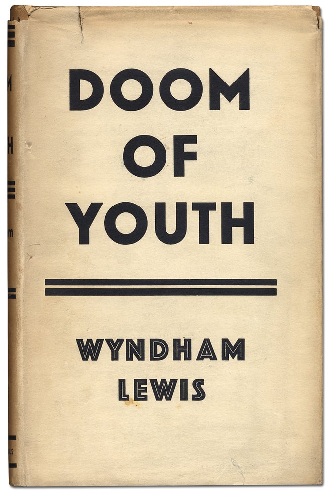 Item #103138 Doom of Youth. Wyndham LEWIS.