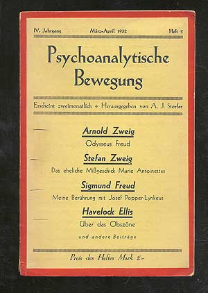 Item #103560 Psychoanalytische Bewegung: IV Jahrgang, März-April 1932, Heft 2