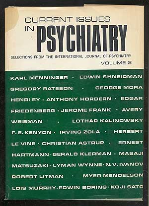 Item #103637 Current Issues in Psychiatry: Selections from the International Journal of...