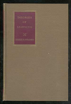 Item #103689 Thories of Learning. Ernest R. HILGARD.