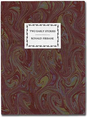 Item #103903 Two Early Stories [The Wavering Disciple and A Study in Opal]. Ronald FIRBANK, Edward Gorey.