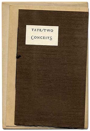 Item #106578 Two Conceits for the Eye to Sing, if Possible. Allen TATE