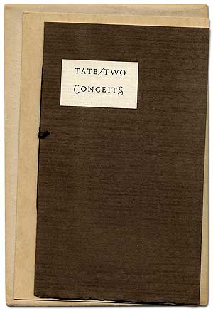 Item #106578 Two Conceits for the Eye to Sing, if Possible. Allen TATE.