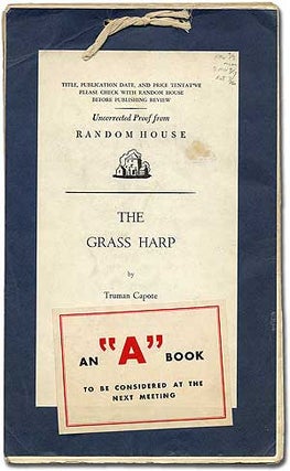 Item #106712 The Grass Harp. Truman CAPOTE