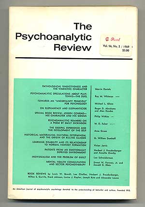 Item #106894 The Psychoanalytic Review: Volume 56, Number 2, 1969
