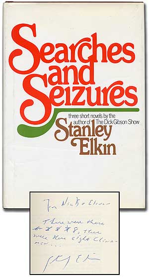 Item #107252 Searches and Seizures. Stanley ELKIN.