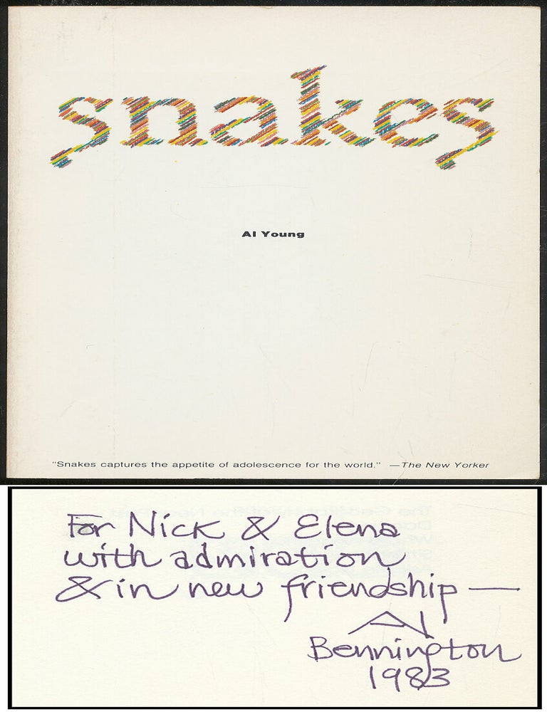Item #107539 Snakes. Al YOUNG.