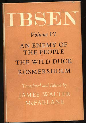Item #108574 Ibsen Volume VI: An Enemy of the People, The Wild Duck, Rosmersholm. Henrik IBSEN.