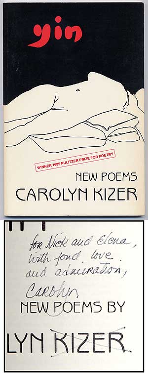 Item #108592 Yin: New Poems. Carolyn KIZER.