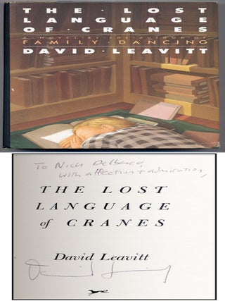 The Lost Language of Cranes. David LEAVITT.