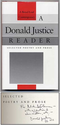 Item #109150 A Donald Justice Reader: Selected Poetry and Prose. Donald JUSTICE