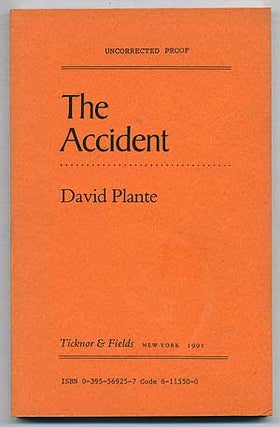 Item #109384 The Accident. David PLANTE