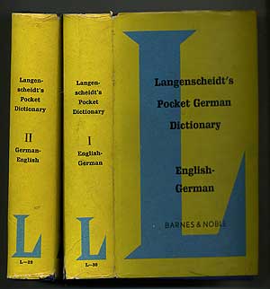 Item #109467 Langenscheidt's Pocket Dictionary of the English and German Languages: First Part, English-German. Professor Edmund KLATT.