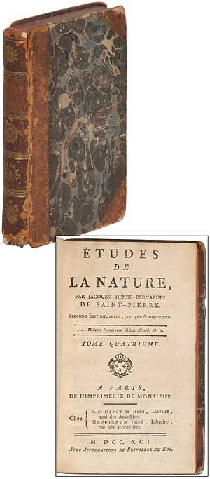 Item #110693 Études De La Nature (Volume 4). Bernardin de SAINT-PIERRE, Pierre Didot.
