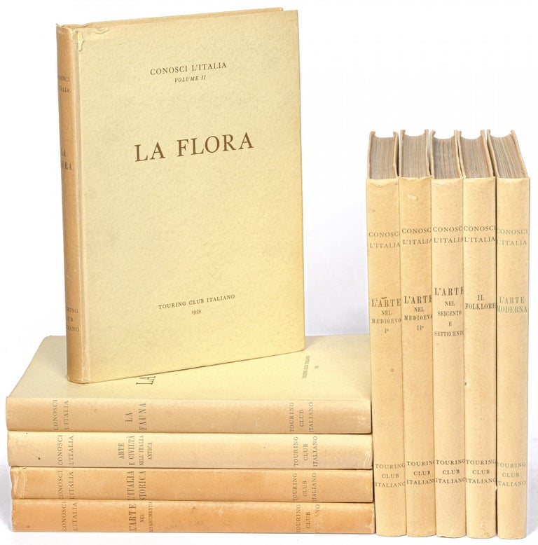 Item #110706 Conosci L' Italia: Volumes II-VI and VIII-XII [Ten Volumes of Twelve]