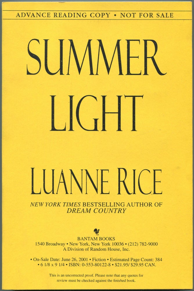 Item #110820 Summer Light. Luanne RICE.