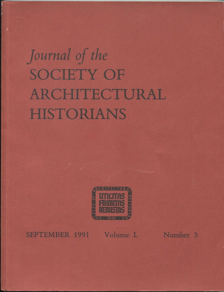 Item #110875 Journal of the Society of Architectural Historians. September, 1991. Patricia WADDY.