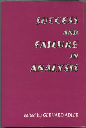 Item #111050 Success and Failure in Analysis: The Proceedings of the Fifth International Congress...