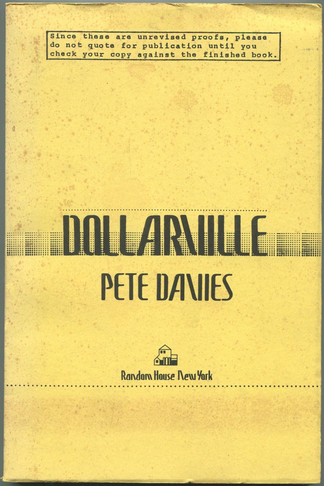 Item #111302 Dollarville. Pete DAVIES.