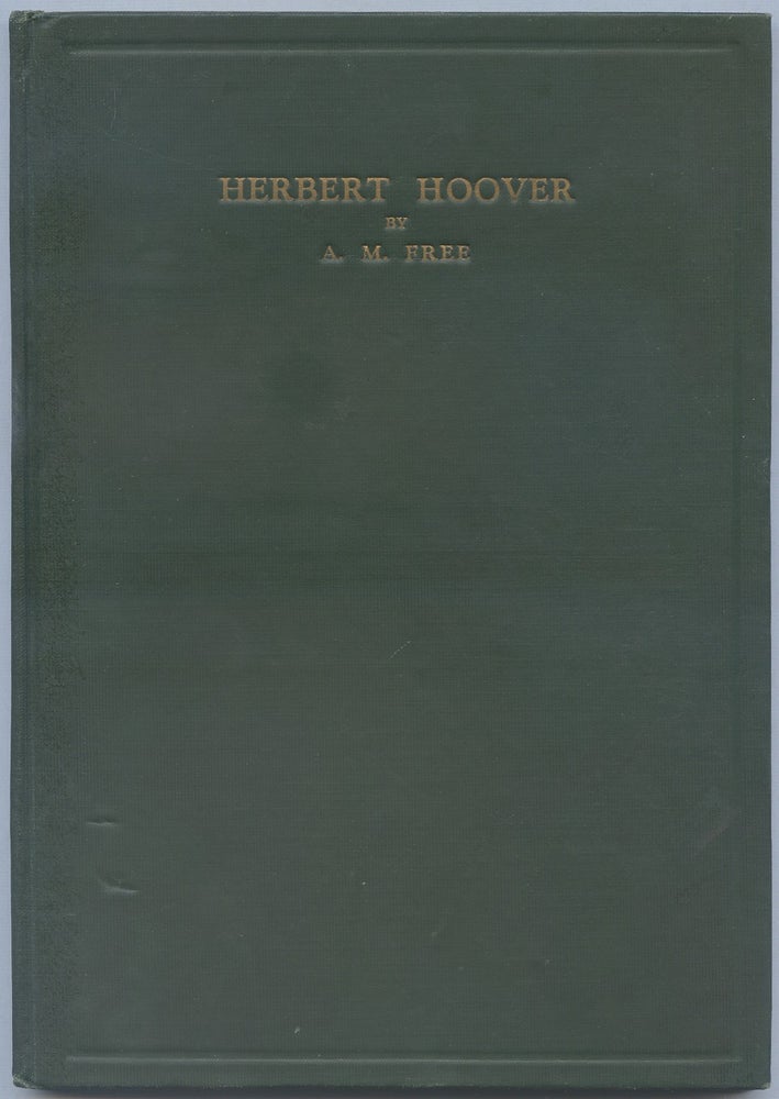 Item #113043 Herbert Hoover: Presented before the Scimeter Club of Baltimore, Maryland, Monday, December 10, 1928. A. M. FREE.