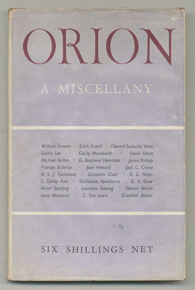 Item #113365 Orion: Volume III. C. Day LEWIS, D. Kilham Roberts, Rosamond Lehmann.
