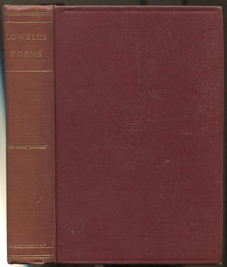 Item #113449 The Early Poems of James Russell Lowell Including the Biglow Papers with...