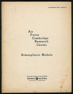 Item #126188 Atmospheric Models - Document No. 56SD233. Air Force Cambridge Research Center