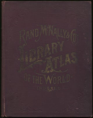 Item #126329 Rand McNally & Co.'s Library Atlas of the World, containing colored maps of every...