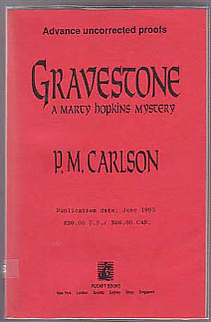 Item #133779 Gravestone. P. M. CARLSON.