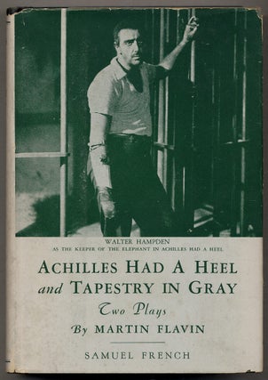 Item #13439 Achilles Had a Heel and Tapestry in Gray. Martin FLAVIN