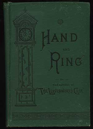 Item #134587 Hand and Ring. Anna Katharine GREEN