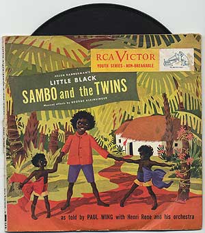 Item #135108 [Vinyl Record]: Little Black Sambo and the Twins: Two Record Set. Helen BANNERMAN