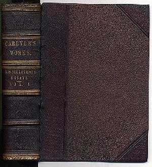 Item #138519 Critical and Miscellaneous Essays: Volume I. Thomas CARLYLE