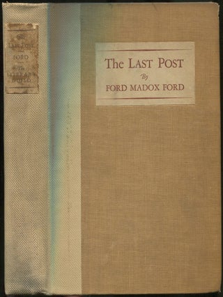 Item #139263 The Last Post. Ford Madox FORD
