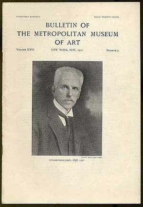 Item #142709 Bulletin of the Metropolitan Museum of Art: Volume XXVI, Number 5, May 1931