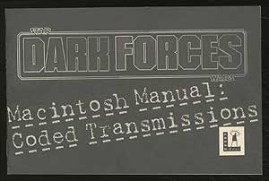 Item #144910 Star Wars Dark Forces. Macintosh Manual: Coded Transmissions
