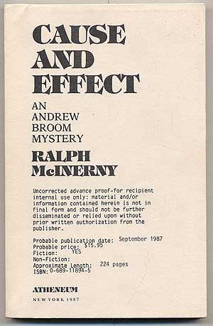 Item #145469 Cause And Effect. Ralph MCINERNY.