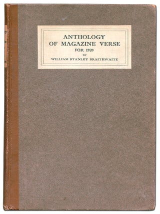 Anthology of Magazine Verse for 1920