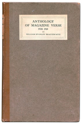 Anthology of Magazine Verse for 1920