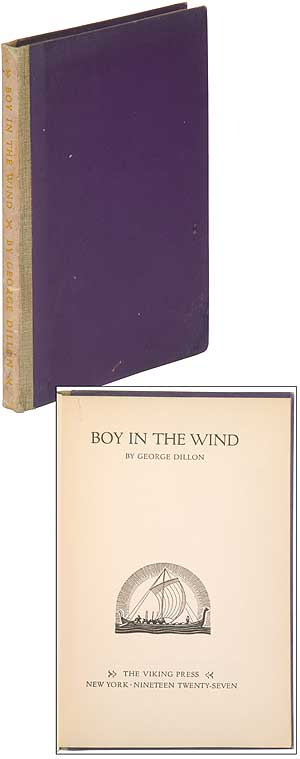 Item #153883 Boy in the Wind. George DILLON.