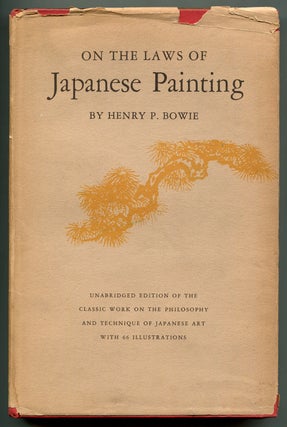 Item #157108 On the Laws of Japanese Painting: An Introduction to the Study of the Art of Japan....