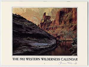 Item #15847 The 1983 Western Wilderness Calendar. Edward ABBEY