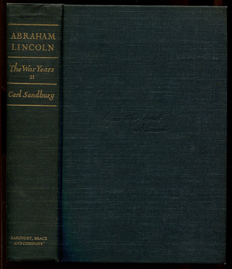Item #159527 Abraham Lincoln: The War Years, Volume Two [only]. Carl SANDBURG.